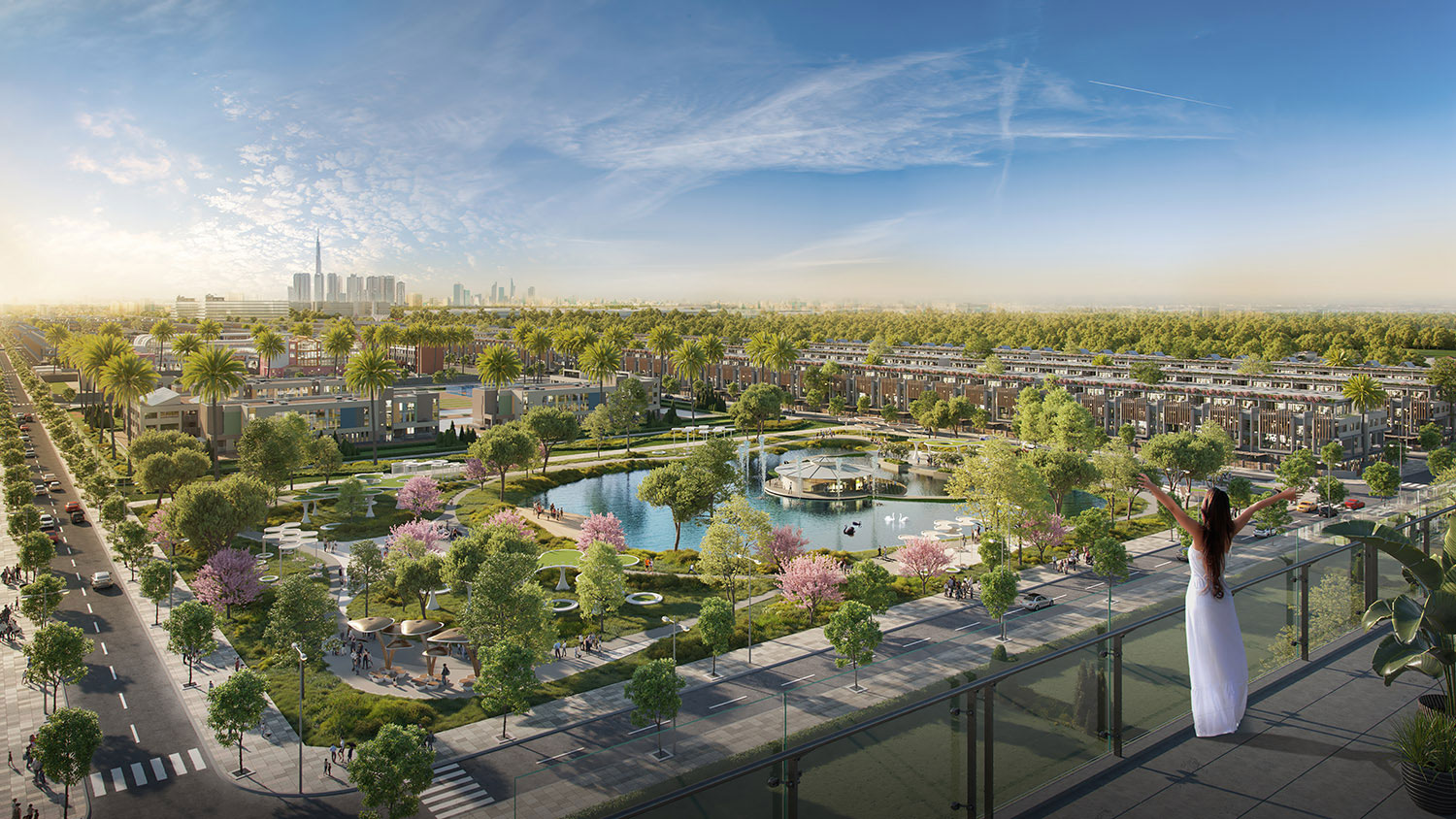 Sở hữu 6 hệ thống công viên cây xanh sông nước